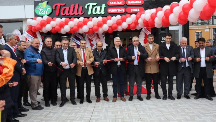 TATLI TAT KURUYEMİŞ KIZILPINAR’DA AÇILDI