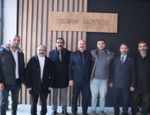 MHP’DEN TELGRAF’A HAYIRLI OLSUN ZİYARETİ