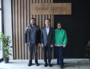 BAŞKAN ÇETİN’DEN TELGRAF’A ZİYARET
