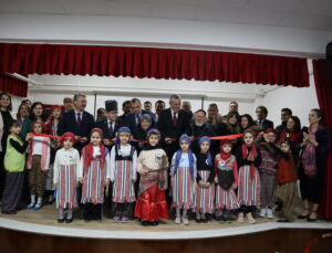 ŞEHİT MUSTAFA BAYKUŞ İLKOKULU’NDA KONFERANS SALONU AÇILDI