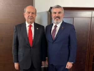 ÇETİN’DEN CUMHURBAŞKANI ERSİN TATAR’A ZİYARET