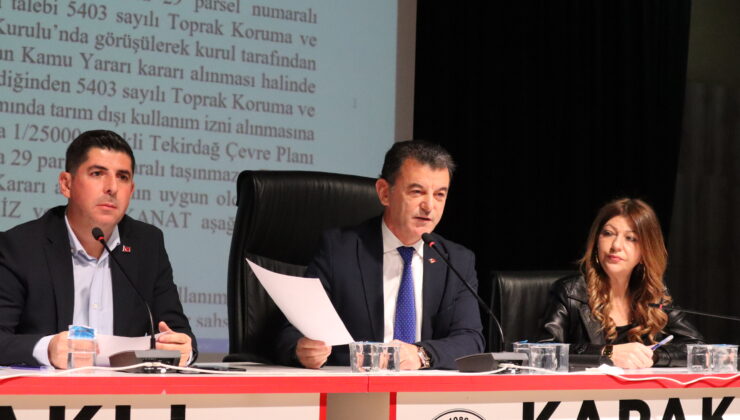 MUSTAFA ÇETİN; “OY ÇOKLUĞUYLA KAPAKLI’NIN GELİŞMESİ REDDEDİLMİŞTİR”