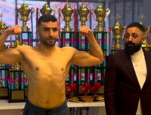 ÇERKEZKÖYLÜ SPORCU RAKİBİNİ, NAKAVT ETTİ