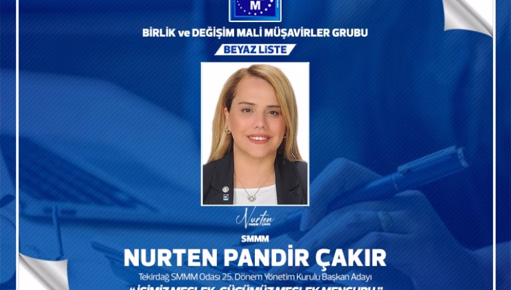 ÇAKIR, ODA BAŞKANLIĞINA ADAYLIĞINI AÇIKLADI