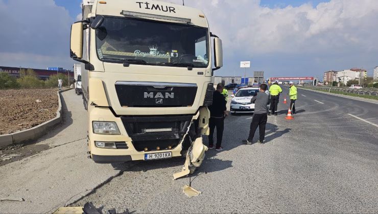 ÇERKEZKÖY ÇORLU YOLUNDA FECİ KAZA: 1 YARALI