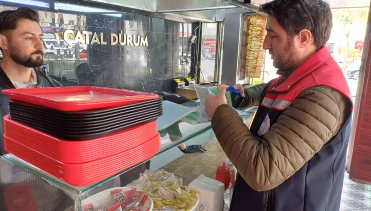 ÇERKEZKÖY’DE DÖNERCİLER DENETLENDİ