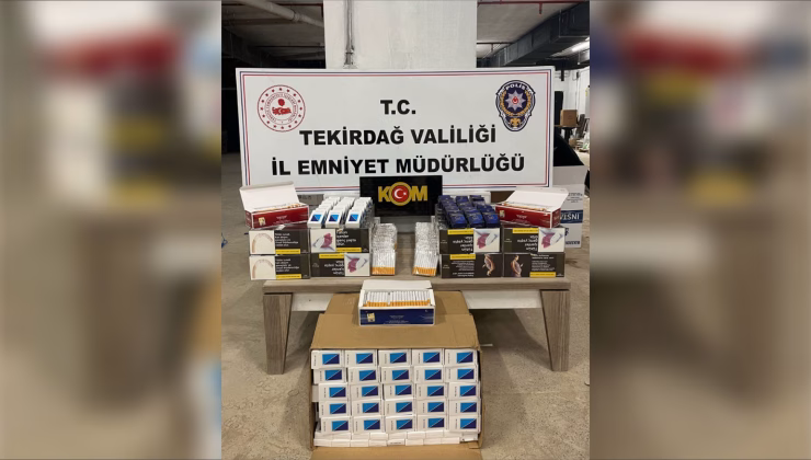 TÜTÜN KAÇAKÇILARINA TEKİRDAĞ EMNİYETİNDEN GEÇİT YOK