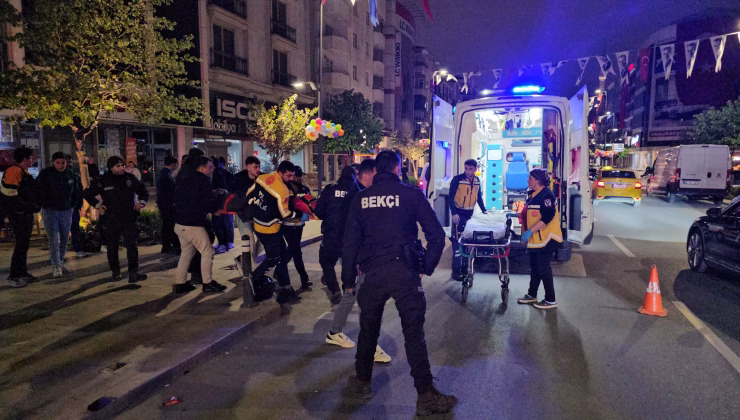 ÇERKEZKÖY’DE MOTOSİKLET KAZASI: 2 YARALI