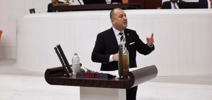 AYGUN’DAN ‘ÇİFTÇİNİN BORÇLARINI ERTELEYİN’ TALEBİ