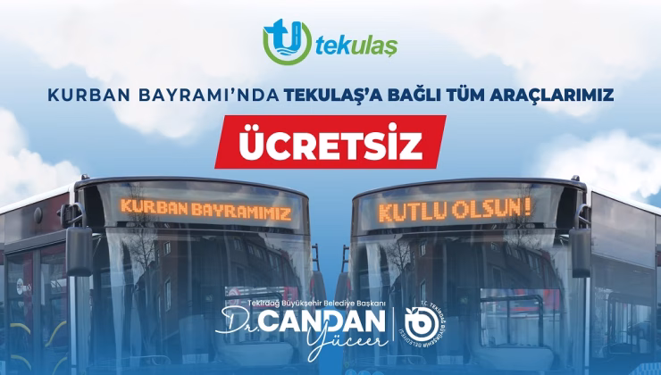 KURBAN BAYRAMI’NDA OTOBÜSLER ÜCRETSİZ OLACAK