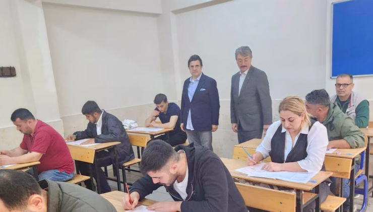 İL MİLLİ EĞİTİM MÜDÜRÜ YENİYOL’DAN, ÇERKEZKÖY’DE SINAV DENETİMİ