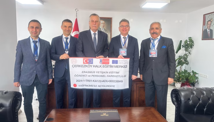 ÇERKEZKÖY ANADOLU LİSESİ’NİN 6 EĞİTMENİ, AB YOLUNDA