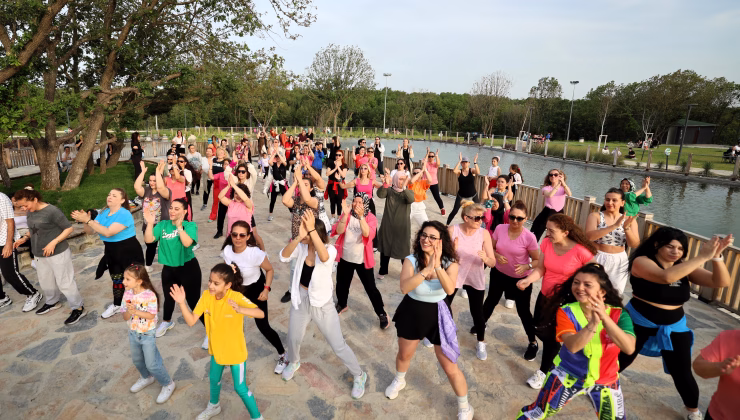 ZUMBA ZİN ETKİNLİĞİNDE DOYASIYA EĞLENDİLER