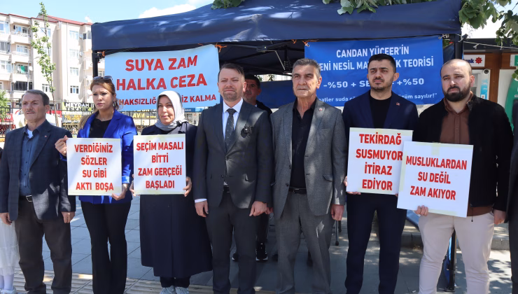 AK PARTİ’DEN SU ZAMLARINA KARŞI İMZA KAMPANYASI