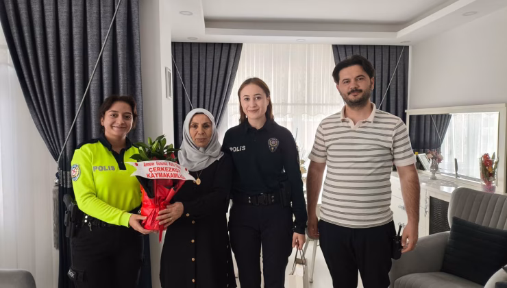 JANDARMA VE POLİS’TEN ŞEHİT ANNELERİNE ZİYARET