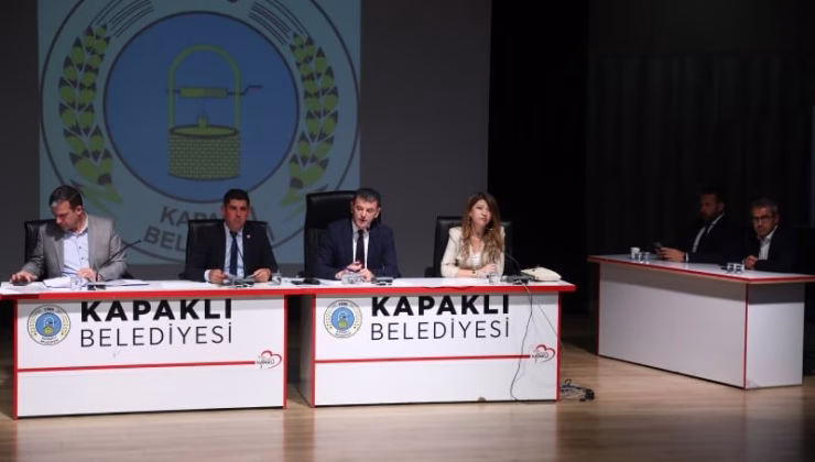 KAPAKLI BELEDİYE MECLİSİ, ÇETİN BAŞKANLIĞINDA TOPLANDI