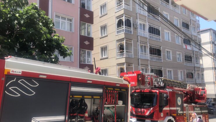 5 KATLI BİNADA YANGIN ÇIKTI