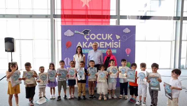 ÇOCUK AKADEMİSİ MEZUNİYET TÖRENİ YAPILDI