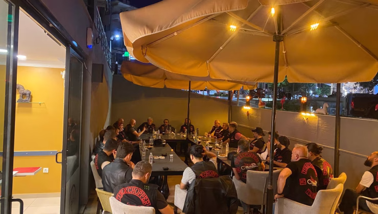 GÜLSEL ÇAY EVİ, MOTOR TUTKUNLARINI AĞIRLADI