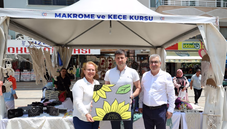 MAHALLE EVLERİ’NDEN ÇIKAN ÜRÜNLER, SERGİDE GÖRÜCÜYE ÇIKTI