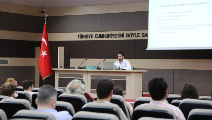 ‘SANAYİDE GES YATIRIMLARI’ EĞİTİMİ GERÇEKLEŞTİRİLDİ