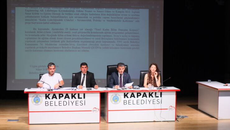 KAPAKLI BELEDİYE MECLİS TOPLANTISI YAPILDI