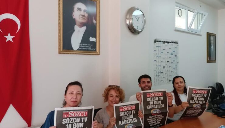 CHP ÇERKEZKÖY’DEN SÖZCÜ TV’NİN KARARTILMASINA TEPKİ