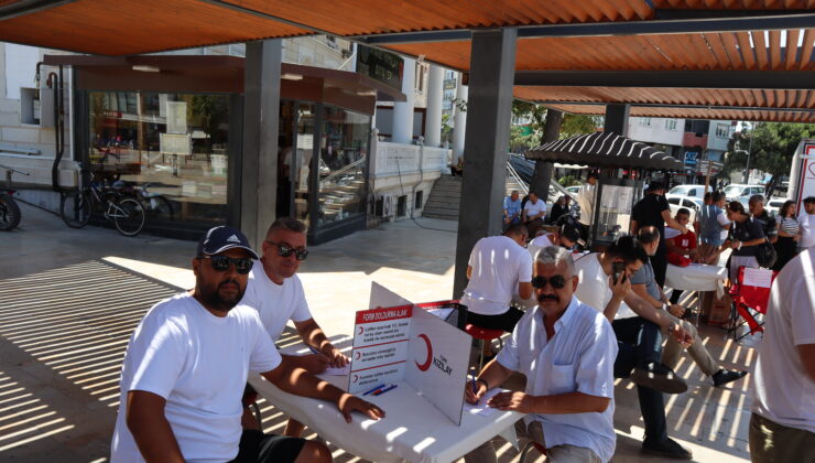 KIZILAY’IN KAN BAĞIŞI KAMPANYASINA YOĞUN İLGİ