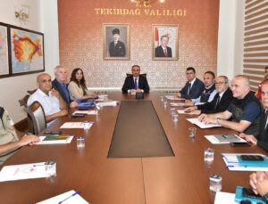 TEKİRDAĞ’DA SU KRİZİ İÇİN TOPLANTI YAPILDI