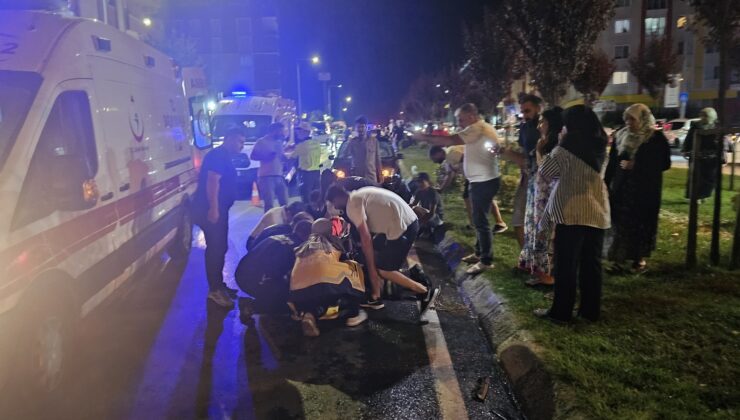 ÇERKEZKÖY’DE 2 KADINA OTOMOBİL ÇARPTI