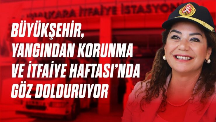 BÜYÜKŞEHİR İTFAİYESİ 2025’TE 10 BİNİ AŞKIN OLAYA MÜDAHALE ETTİ