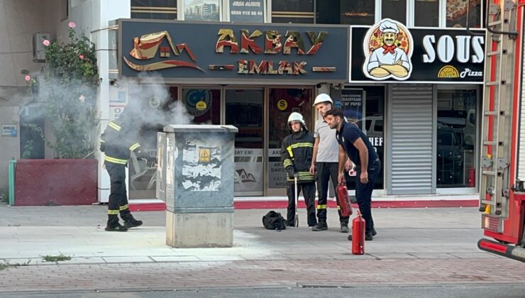 ÇERKEZKÖY’DE ELEKTRİK PANOSU PATLADI, MAHALLEDE PANİK YAŞANDI