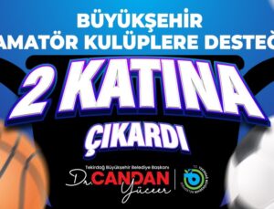 BÜYÜKŞEHİR AMATÖR KULÜPLERE DESTEĞİ 2 KATINA ÇIKARDI