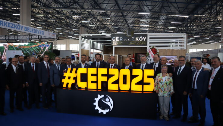 ÇERKEZKÖY ENDÜSTRİYEL FUARI’NA COŞKULU AÇILIŞ