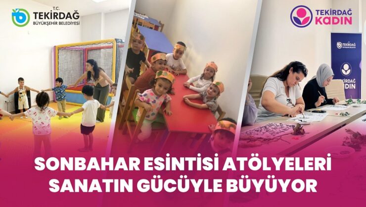 KADINLAR VE ÇOCUKLAR DOĞAYLA BULUŞTU, SANATLA GÜÇLENDİ