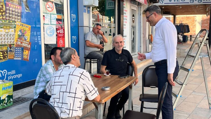 AK PARTİ İLÇE BAŞKANI AZBAY’DAN ESNAF VE VATANDAŞ ZİYARETİ