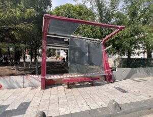 ÇERKEZKÖY’DE TEHLİKE SAÇAN DURAK