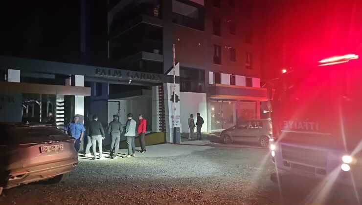 SİTEDEKİ SAUNADA YANGIN PANİĞİ