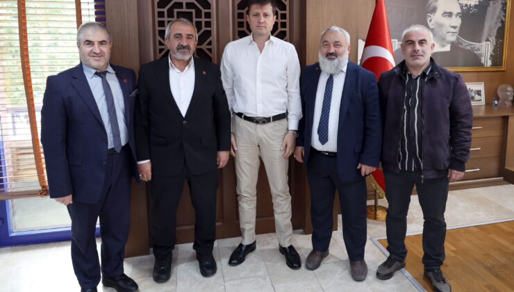 SAADET PARTİSİ İLÇE YÖNETİMİ’NDEN BAŞKAN AKAY’A ZİYARET