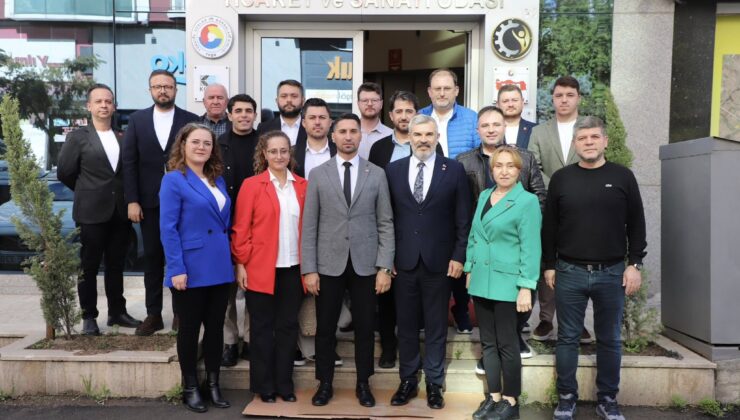 CHP ÇERKEZKÖY İLÇE TEŞKİLATINDAN ÇERKEZKÖY TSO’YA ZİYARET
