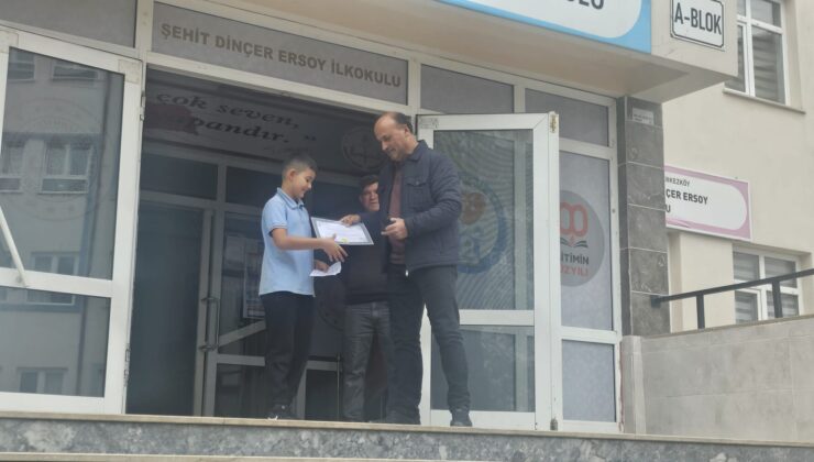 OKULUN KÜÇÜK BAŞKANI SÖZÜNÜ TUTTU!