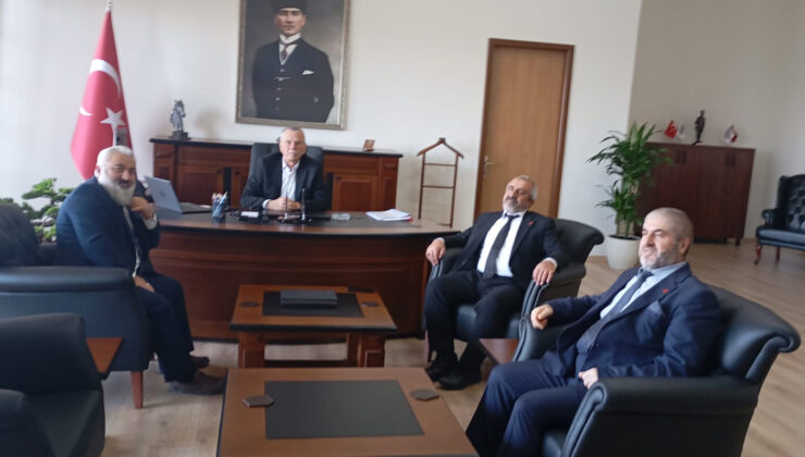 SAADET PARTİSİ’NDEN KAYMAKAM GÜNLÜ’YE ZİYARET