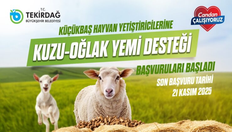 YEM DESTEĞİ BAŞVURULARI BAŞLADI