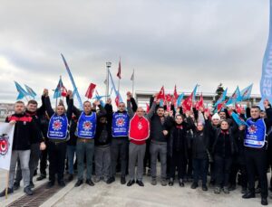 TÜRK METAL ÇERKEZKÖY EYLEMLERE BAŞLADI