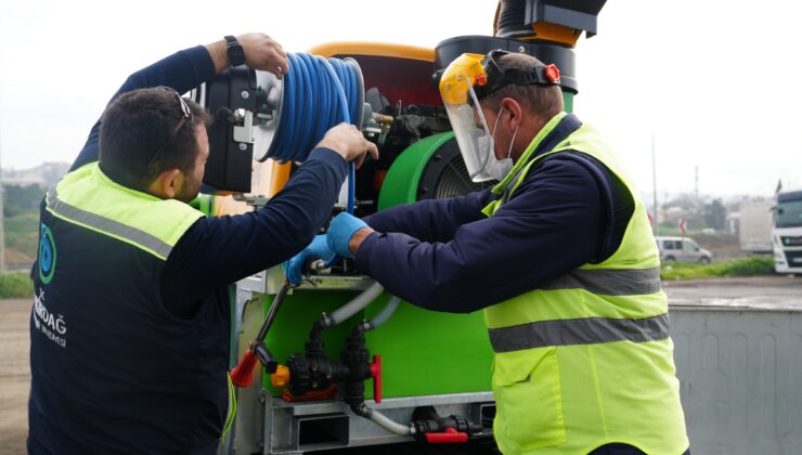 BÜYÜKŞEHİR, KRİTİK NOKTALARI İLAÇLADI