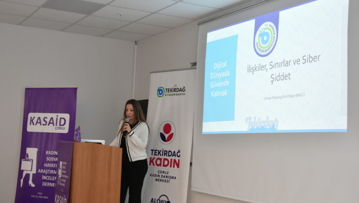 GENÇLER DİJİTAL ŞİDDETE KARŞI BİLİNÇLENDİRİLDİ