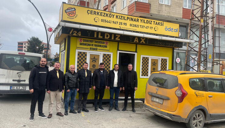 YILMAZ ARAT’TAN KIZILPINAR’DA TAKSİCİ ESNAFINA ZİYARET