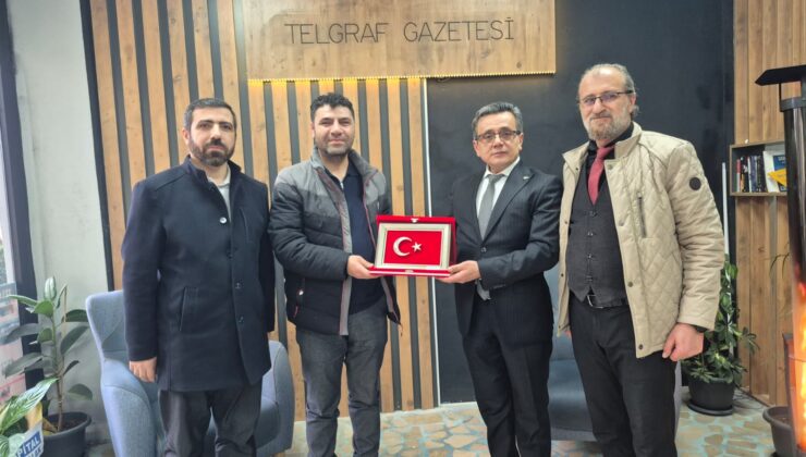 YENİDEN REFAH PARTİSİ’NDEN TELGRAF GAZETESİ’NE ZİYARET