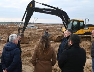 BAŞKAN YÜCEER, ÇORLU’DAKİ ÇALIŞMALARI İNCELEDİ