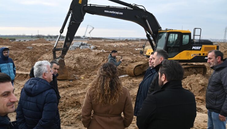 BAŞKAN YÜCEER, ÇORLU’DAKİ ÇALIŞMALARI İNCELEDİ